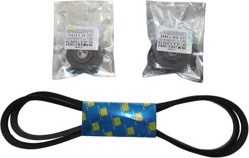 New Idler Pulley Kit W/Transmission Drive Belt For John Deere LA140 LA145 LA150 in Saudi Arabia