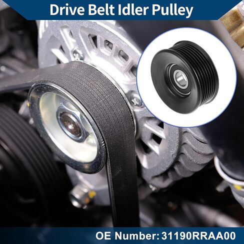No.31190Rraa00 Drive Belt Idler Pulley for Honda Civic 2002-2011 Serpentine Tensioner Pulley Idler 1 PC in Kuwait