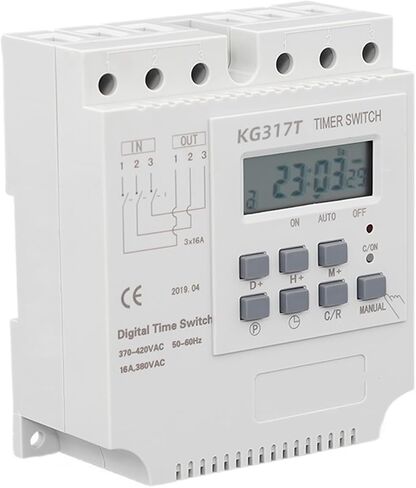 380V Digital Timer Switch Relay Electric Timer Timer مع 30 مرة تشغيل/إيقاف يوميًا/أسبوعيًا in Saudi Arabia