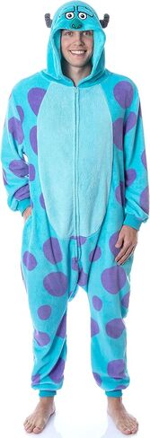 Disney Monsters Inc Adult Sulley Kigurumi Costume Union Suit Pajama for Men and Women in Saudi Arabia
