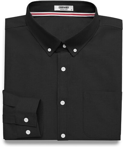 COOFANDY Mens Long Sleeve Button Down Shirt Casual Untucked Shirts for Men Oxford Dress Shirts in Saudi Arabia
