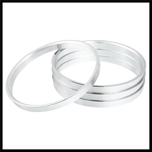 4pcs OD 112mm إلى ID 106mm Aluminium Car Hub Rings Centric Rings Bore Center مواد متينة in Kuwait