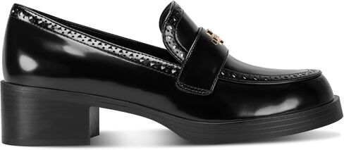 Karl Lagerfeld Women's Cenalla Platform Loafer with Metallic Finishes and Logo in Saudi Arabia