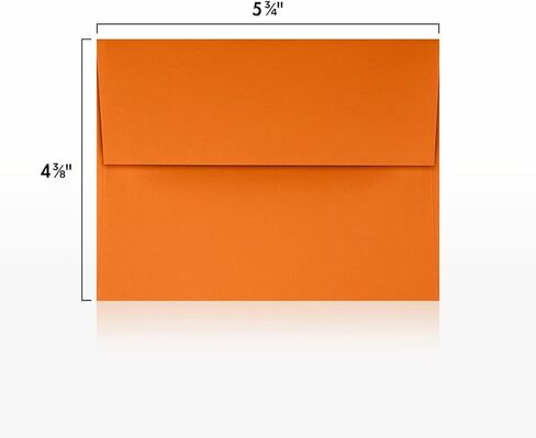 LUXPaper A2 Invitation Envelopes | 4 3/8" x 5 3/4" | Clear Translucent | 30lb. Text | 50 Qty in Saudi Arabia