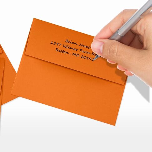 LUXPaper A2 Invitation Envelopes | 4 3/8" x 5 3/4" | Clear Translucent | 30lb. Text | 50 Qty in Saudi Arabia