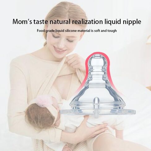 BPA Free PP Baby Feeding Bottle 60ml-2 oz Standard Neck Silicone Nipple Baby Bottle - 4 Pack in Saudi Arabia