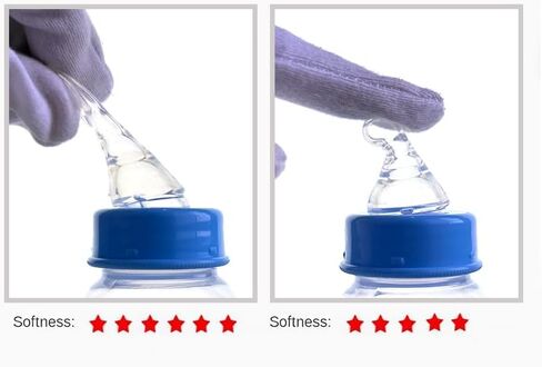 BPA Free PP Baby Feeding Bottle 60ml-2 oz Standard Neck Silicone Nipple Baby Bottle - 4 Pack in Saudi Arabia