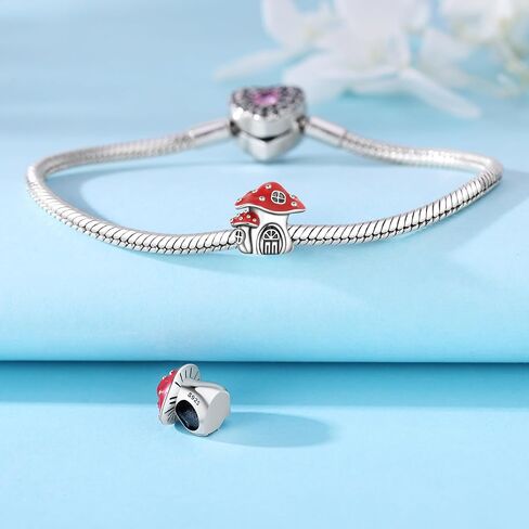 سحر S925 STERLING SILVER FIT لسوار باندورا هدية مجوهرات حبة القلادة الأصلية لها in Kuwait