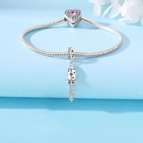 سحر S925 STERLING SILVER FIT لسوار باندورا هدية مجوهرات حبة القلادة الأصلية لها in Kuwait