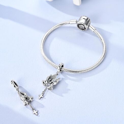 سحر S925 STERLING SILVER FIT لسوار باندورا هدية مجوهرات حبة القلادة الأصلية لها in Kuwait