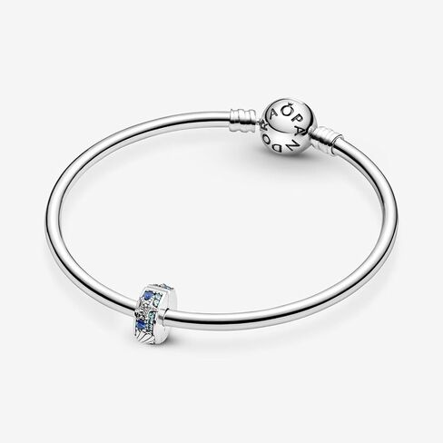 Pandora Tropical Starffish & Shell Clip Charm - سحر سوار لحظات Pandora لحظات - مجوهرات النساء المذهلة - هدية للنساء - مصنوعة من الفضة الإسترليني والكريستال من صنع الإنسان - مع صندوق هدايا in Saudi Arabia