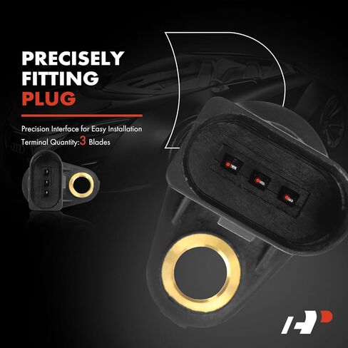 A-Premium Engine Camshaft Position Sensor Compatible with Audi A3 A4 A6 Quattro, TT Quattro & Volkswagen Eos, Golf, GTI, Jetta, Passat, 1.8L 2.0L 4.2L, Replace# 06C905163B in Saudi Arabia