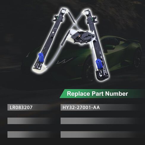 LR083207 منظم نافذة الطاقة اليسرى الخلفية مع المحرك ، استبدال لاند روفر ديسكفري L462 2017-2020 (جانب الركاب الخلفي ، مع زيادة تلقائية) in Kuwait