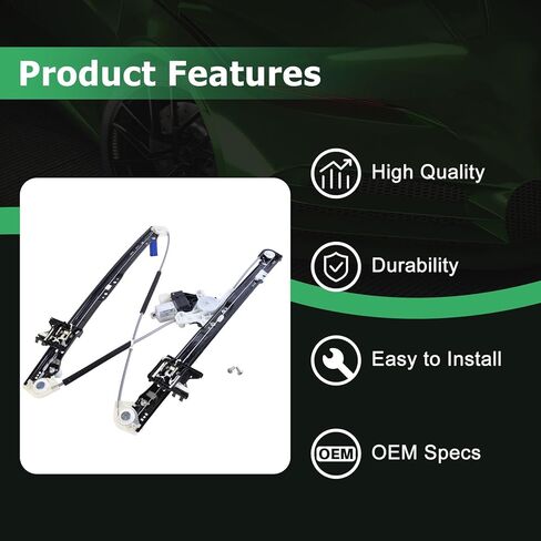 LR083207 منظم نافذة الطاقة اليسرى الخلفية مع المحرك ، استبدال لاند روفر ديسكفري L462 2017-2020 (جانب الركاب الخلفي ، مع زيادة تلقائية) in Kuwait