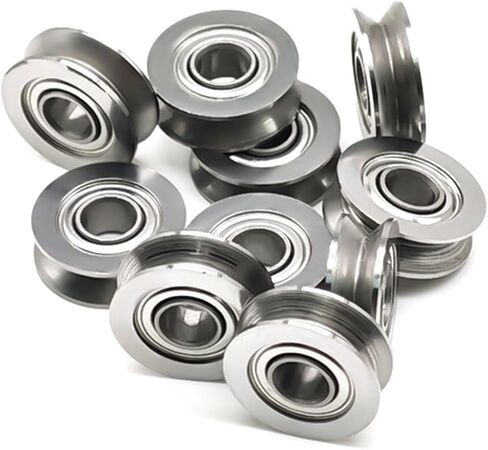 2PCS الفولاذ المقاوم للصدأ SV3-14ZZ RWINGER 3x14x4 مم دليل السكك الحديدية بكرة V تحمل SV3-14 SV3-14Z in Kuwait