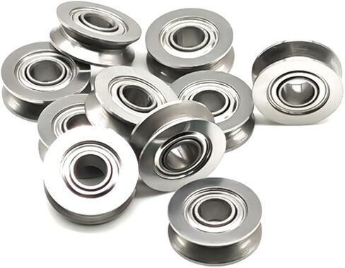 2PCS الفولاذ المقاوم للصدأ SV3-14ZZ RWINGER 3x14x4 مم دليل السكك الحديدية بكرة V تحمل SV3-14 SV3-14Z in Kuwait