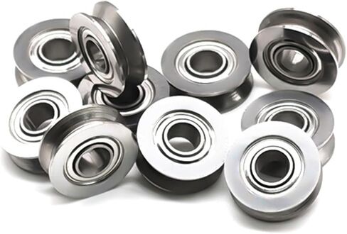 2PCS الفولاذ المقاوم للصدأ SV3-14ZZ RWINGER 3x14x4 مم دليل السكك الحديدية بكرة V تحمل SV3-14 SV3-14Z in Kuwait