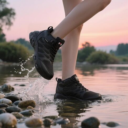 Larnmern Women Non Slip Boots Chef العمل التنفس شبكة مقاومة للماء الأحذية في الهواء الطلق خدمة الطعام المقاومة in Kuwait