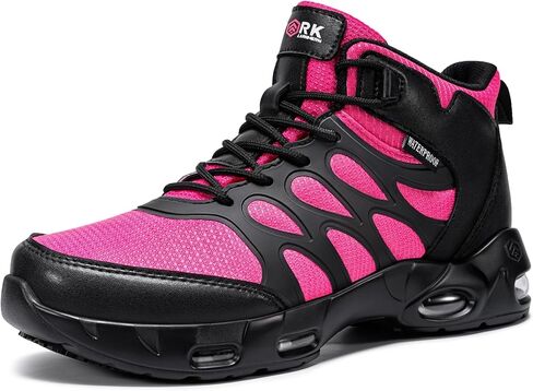 Larnmern Women Non Slip Boots Chef العمل التنفس شبكة مقاومة للماء الأحذية في الهواء الطلق خدمة الطعام المقاومة in Kuwait