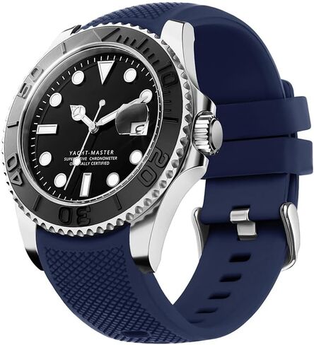 Rubber 20mm Watch Band 22mm Watch Band Silicone No Gaps Strap for Samsung Galaxy Watch 46mm Watch GT4 46mm WatchBands in Kuwait