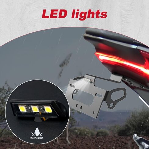Xitomer Motorcycle Fender Eliminator Compatible with Z900 2025 Z900SE 2025 License Plate Holder with License Plate Light, Compatible with OEM/Stock Turn Signal M10 in Saudi Arabia