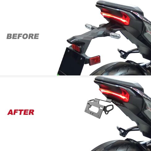 Xitomer Motorcycle Fender Eliminator Compatible with Z900 2025 Z900SE 2025 License Plate Holder with License Plate Light, Compatible with OEM/Stock Turn Signal M10 in Saudi Arabia