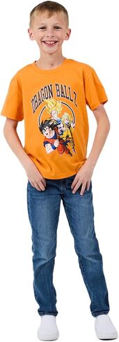 Dragon Ball Z Youth Boy Baseball Shirt and Short-Sleeve Tee 2-Piece Combo Set in Saudi Arabia