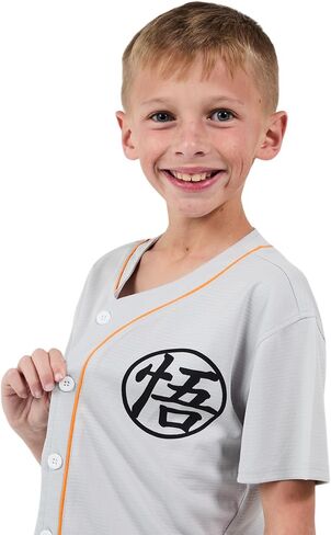 Dragon Ball Z Youth Boy Baseball Shirt and Short-Sleeve Tee 2-Piece Combo Set in Saudi Arabia