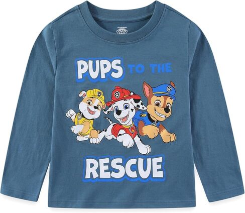 Paw Patrol Boys Long Sleeve Shirt for Toddler and Big Kids in Saudi Arabia