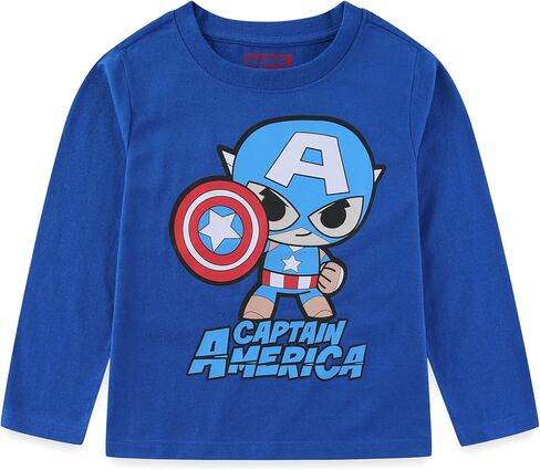 Marvel Avengers Boys 3 Pack Long Sleeve Shirt for Toddler and Big Kids in Saudi Arabia