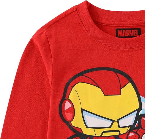 Marvel Avengers Boys 3 Pack Long Sleeve Shirt for Toddler and Big Kids in Saudi Arabia