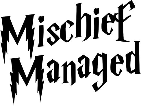 Decal Serpent Mischief Managed Women's Boyshort Underwear Panties in Saudi Arabia