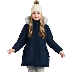maoo garden Girls Winter Coat Big Kids Heavyweight Fur Hood Snow Ski Parka Water-Resistant Overcoat in Saudi Arabia