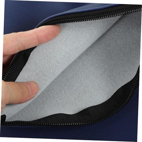 jojofuny 2Pcs Zippered Cash Bags PU Leather Money Pouches for Bills Coins Storage Portable Receipt Organizers Suitable for Home Travel in Saudi Arabia