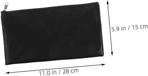 ARTIBETTER 4pcs Soft PU Leather Cash Pouches with Zipper Capacity Receipt Holders for Coins Cash Cards Fashionable Organizer in Saudi Arabia