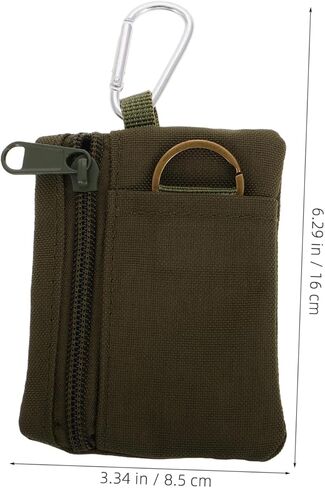 Gatuida Mini Keychain Pouch Organizer for Outdoor Activities Versatile Zipper Storage Bag for Keys Coins Accessories Durable Design for Hiking Travel in Saudi Arabia