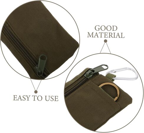 Gatuida Mini Keychain Pouch Organizer for Outdoor Activities Versatile Zipper Storage Bag for Keys Coins Accessories Durable Design for Hiking Travel in Saudi Arabia