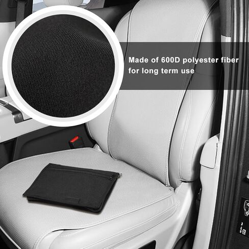 Car Registration Insurance Holder, Multipurpose Glove Box Organizer Car Manual Holder Zippered Case, Vehicle Document Organizer for Essential Gadgets, Driver License, Cards in Kuwait