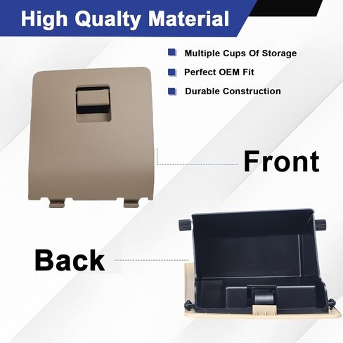 5C3Z2513546DA Dash Glove Storage Box Cubby Fit for Ford F-250 F-350 F-450 F-550 Super Duty 2005 2006 2007 Storage Compartment Gray in Kuwait