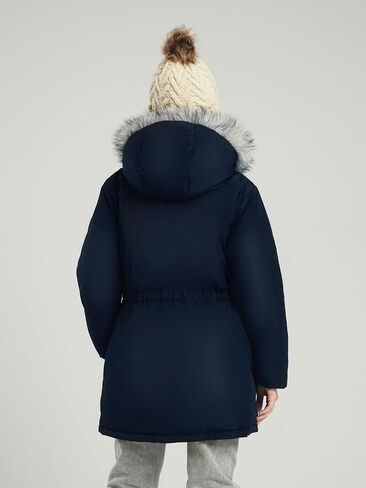 maoo garden Girls Winter Coat Big Kids Heavyweight Fur Hood Snow Ski Parka Water-Resistant Overcoat in Saudi Arabia