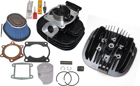 Cylinder Carburetor Head Top End Replacement for 1988 1989 1990 1991 1992 1993 1994 1995 1996 1997 1998 1999 2000 2001 2002 2003 2004 2005 2006 Yamaha Blaster 200 YFS200 in Saudi Arabia
