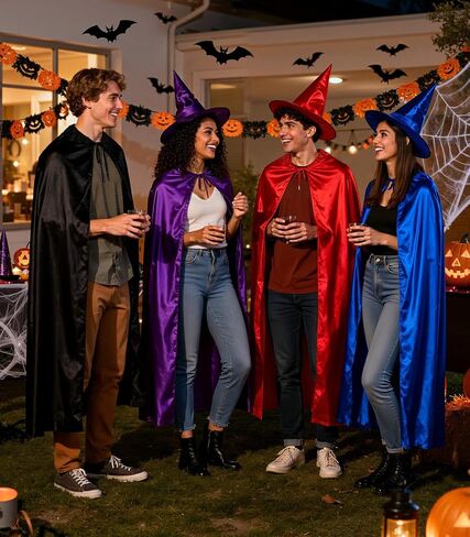 Century Star Halloween Capes & Masks for Adults - Role-Play Costume Theme Party Christmas Dress Up in Saudi Arabia