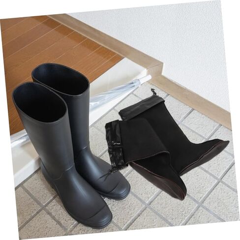 1pair Warm Thick Detachable Rain Boot Liners for Men Comfortable High Shaft Design Lightweight Replacement Lining for Cold Weather Rain Boot Accessory in Saudi Arabia