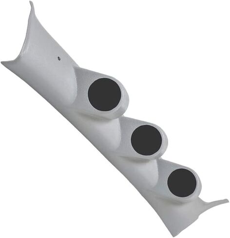Glowshift Gray Triple Plual Gauge Pod متوافق مع Subaru Impreza Wrx STI 2008-2014 - مقاييس ألوان المصنع - بديل كامل - ABS Plastic - Mounts (3) 2-1/16 "(52 مم) مقاييس in Kuwait