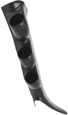 GlowShift Graphite Triple Pillar Gauge Pod Compatible with GMC Sierra 1500 2500HD 3500HD Duramax 2000-2006 - Factory Color Matched - ABS Plastic - Mounts (3) 2-1/16" (52mm) Gauges in Saudi Arabia