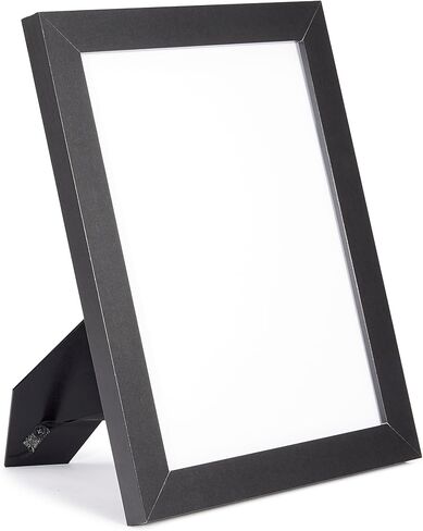 Amazon Basics Wood Document Rectangular Frame, 11" x 8.5", Black in Saudi Arabia