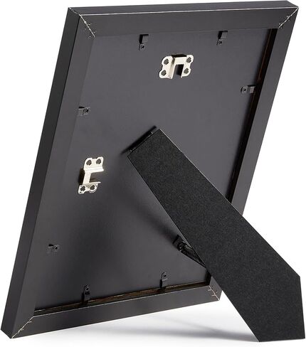 Amazon Basics Wood Document Rectangular Frame, 11" x 8.5", Black in Saudi Arabia