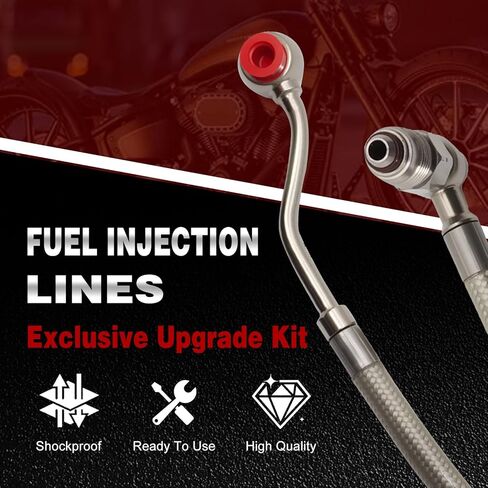 خطوط حقن الوقود متوافقة مع Harley-Davidson Electra Glide ، Road King 1996-1999 ، استبدال HDFL005 ، HDFL-005 in Kuwait