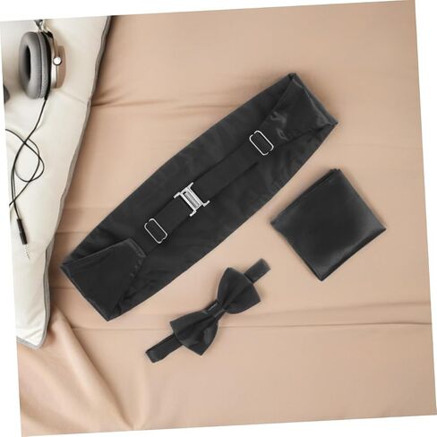 Gatuida 6pcs أنيقة Tuxedo Cummerbund Bow Tie Tie Pocket Clanskerchief لحفلات الزفاف الأحداث الرسمية التجمعات التجارية in Saudi Arabia