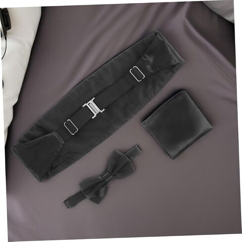 Gatuida 6pcs أنيقة Tuxedo Cummerbund Bow Tie Tie Pocket Clanskerchief لحفلات الزفاف الأحداث الرسمية التجمعات التجارية in Saudi Arabia